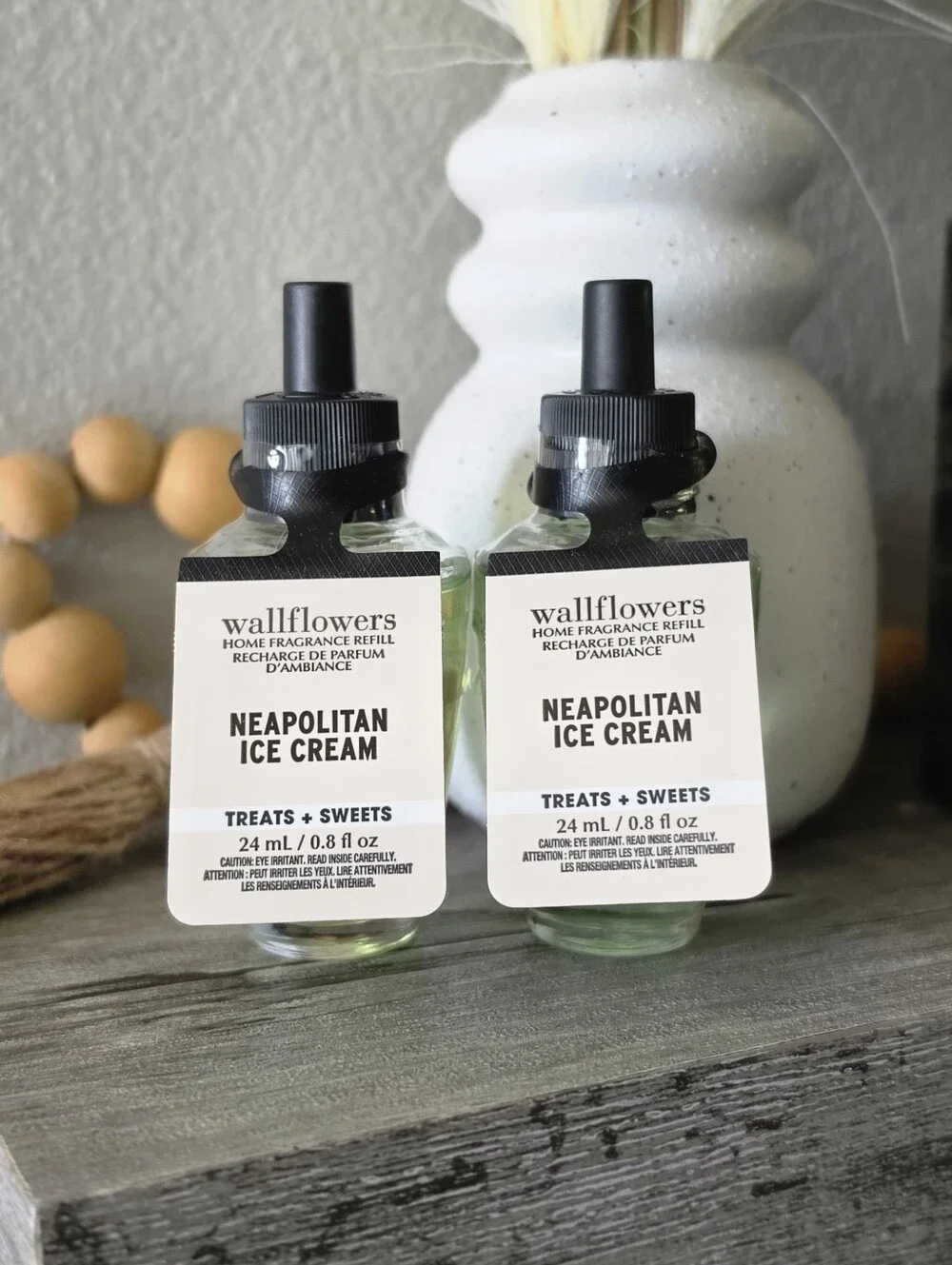 2 Neopolitan Icecream Wallflowers Refills by Bath & Body Works